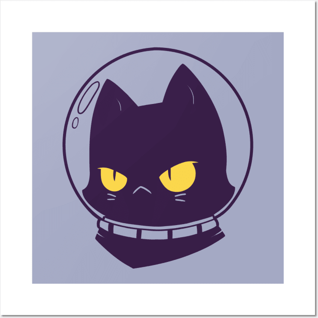 Space Cat Wall Art by Susto